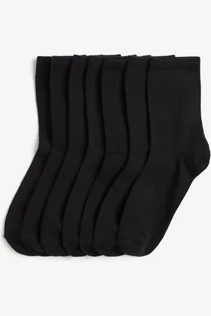 H&M 7er-Pack Socken - Schwarz