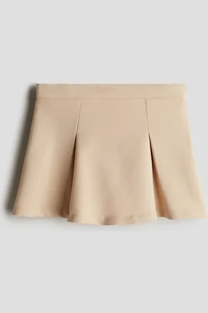 H&M Faltenrock - Beige