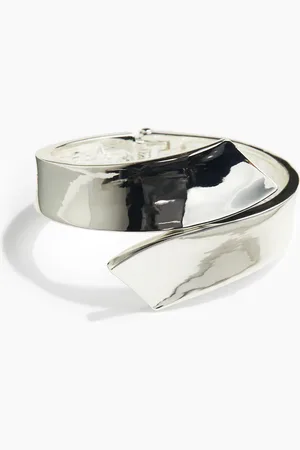 H&M Manschettenarmreif mit Scharnier - Silbre