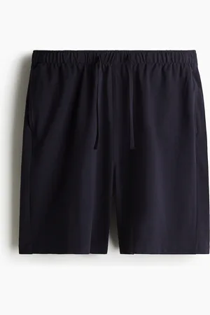H&M Knielange Pikeeshorts in Relaxed Fit - Blau