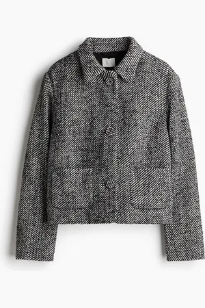 H&M Jacke aus Jacquardstoff - Schwarz