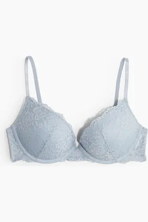 H&M Super-Pushup-BH aus Spitze - Blau