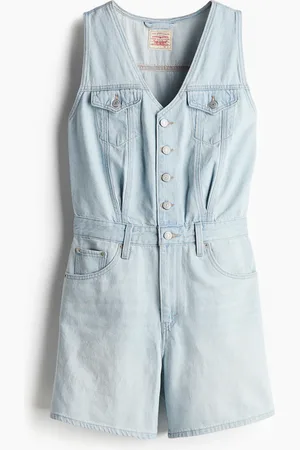 H&M Vest Romper Rom Com - Blau