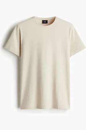 H&M T-Shirt in Slim Fit - Beige