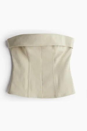 H&M Bandeau-Top - Grün