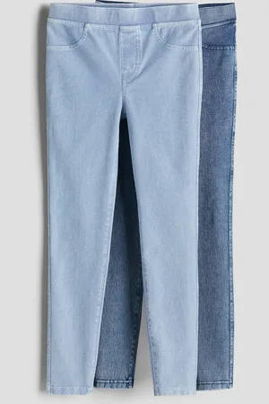 H&M 2er-Pack Leggings - Blau