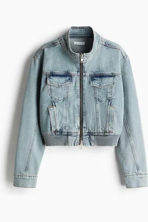 H&M Denim Trucker Jacket - Blau