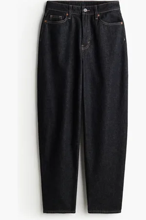 H&M Barrel High Jeans - Blau