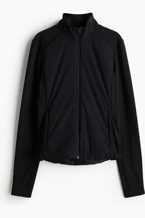 H&M Wattierte Sportjacke - Schwarz