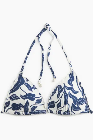 H&M Push-up Triangel-Bikinitop - Blau