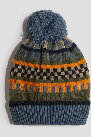 H&M Mütze Mit Muster - Blau