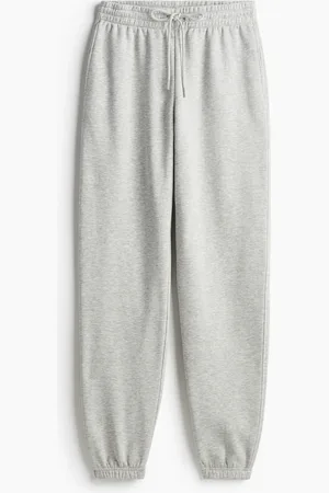 H&M Sweatpants aus Baumwollmix - Grau