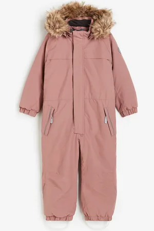 H&M Schneeanzug Mit Künstlichem Fell - Lila