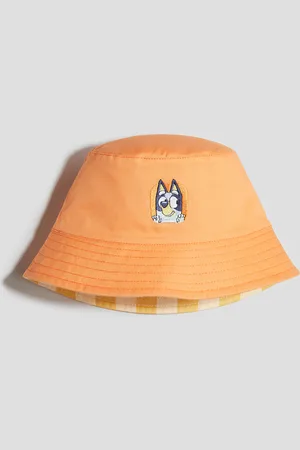 H&M Bucket Hat mit Motivdetail - Orange