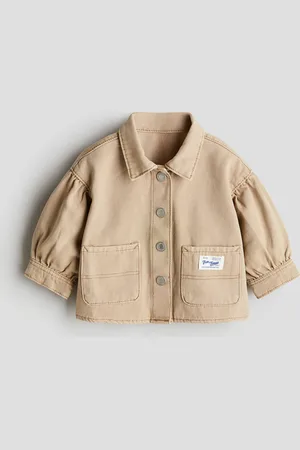 H&M Overshirt aus Baumwolle - Beige