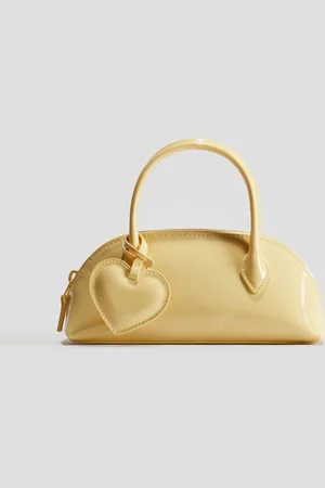 H&M Lack-Handtasche - Gelb