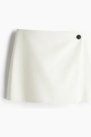 H&M Miniskort - Weiß