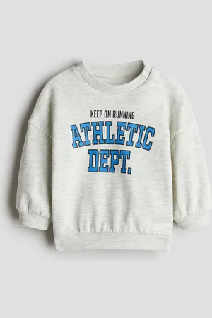 H&M Sweatshirt mit Print - Grau