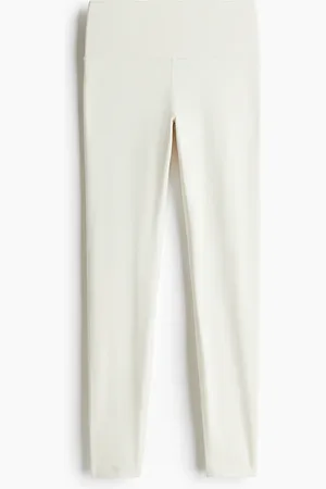 H&M Yoga-Leggings mit SoftMove™ Lycra® - Weiß
