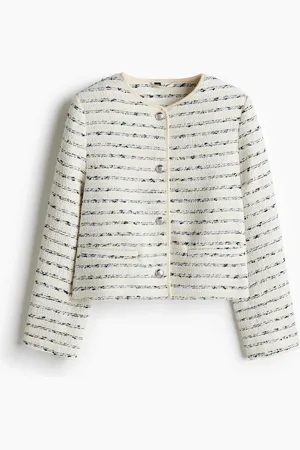H&M Jacke aus Strukturstoff - Beige