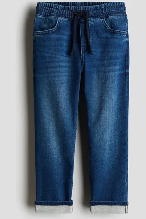 H&M Denimjoggers aus Baumwolle - Blau
