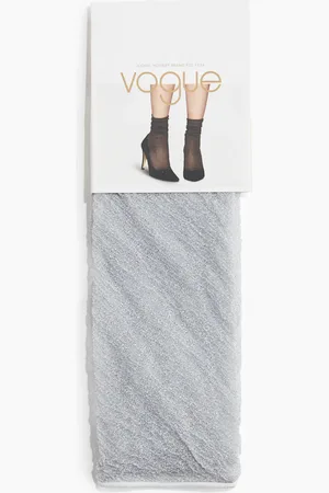 H&M Shimmer Sock - Silbre
