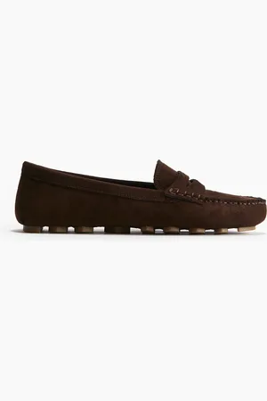 H&M Aufgeraute Loafer - Braun