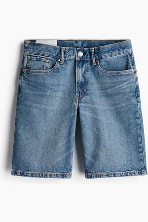 H&M Regular Denim Shorts - Blau