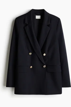H&M Zweireihiger Blazer - Blau