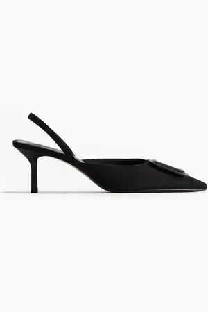 H&M Spitze Slingpumps - Schwarz