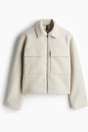 H&M Boucléjacke - Beige