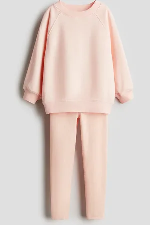 H&M Zweiteiler mit Sweatshirt und Leggings - Orange