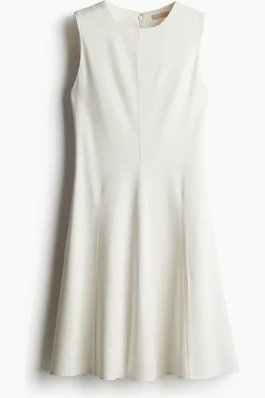 H&M Ausgestelltes Kleid - Beige