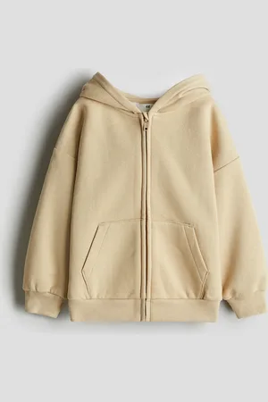 H&M Oversized Hoodiejacke - Beige