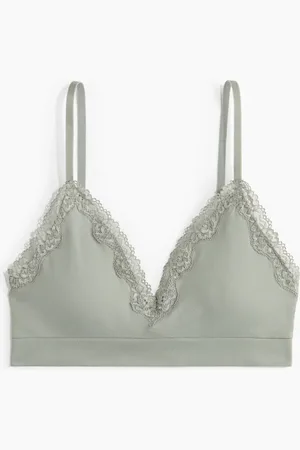 H&M Gepolsterter Soft-BH Seamless - Grün