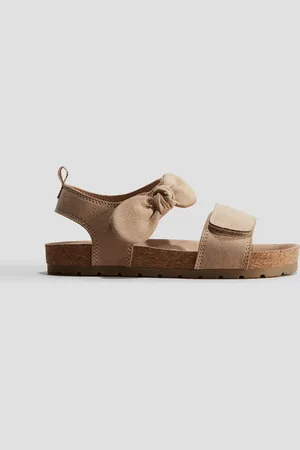 H&M Sandalen mit Knöchelriemen - Beige