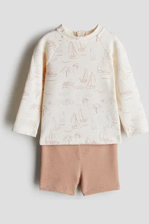 H&M Badeset mit UPF 50 - Weiß