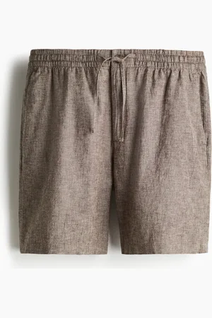 H&M Shorts aus Leinenmix in Regular Fit - Beige