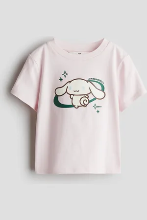 H&M T-Shirt mit Print - Pink