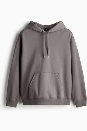 H&M Hoodie in Loose Fit - Grau