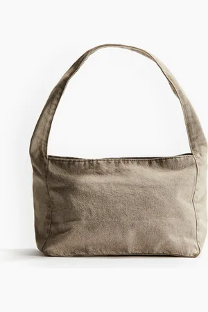 H&M Schultertasche aus Twill - Beige