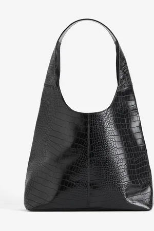 H&M Beschichtete Umhängetasche - Schwarz