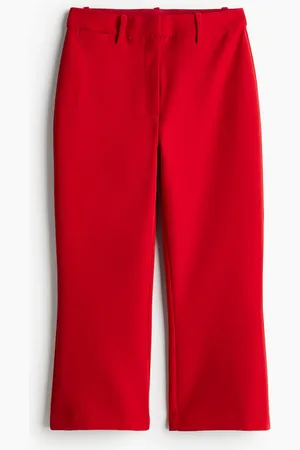 H&M Elegante Caprihose - Rot
