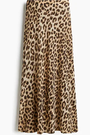 H&M Maxirock aus Chiffon - Beige