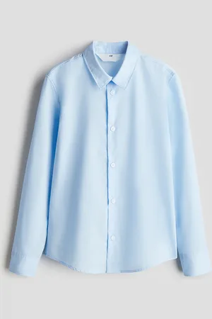 H&M Easy-Iron-Hemd - Blau