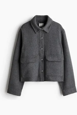H&M Jacke mit Knopfleiste - Grau