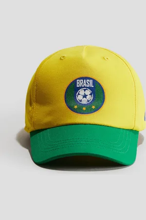 H&M Cap aus Baumwolltwill - Gelb