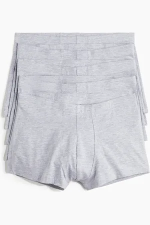 H&M 5er-Pack Kurze Trunks aus Baumwolle - Grau
