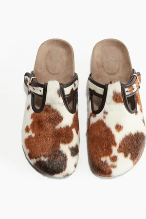 H&M Pantoletten - Braun