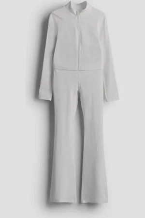 H&M Zweiteiler aus Baumwolljersey - Grau